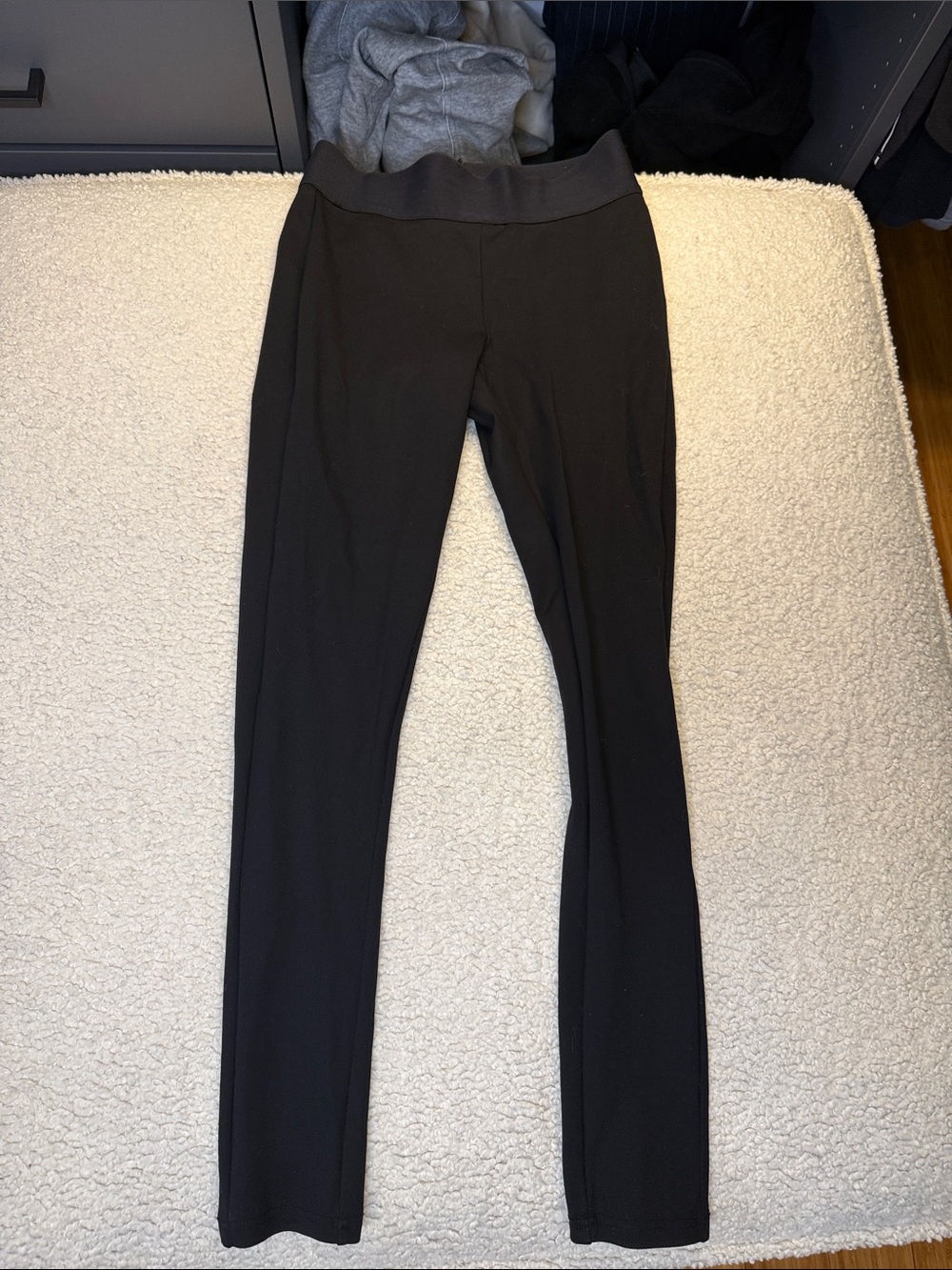Black Women's Stretch Ponte Pants